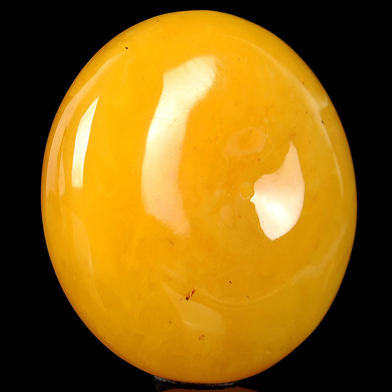 71.82克 超大油润满蜜鸡油黄蜜蜡 平安扣挂件