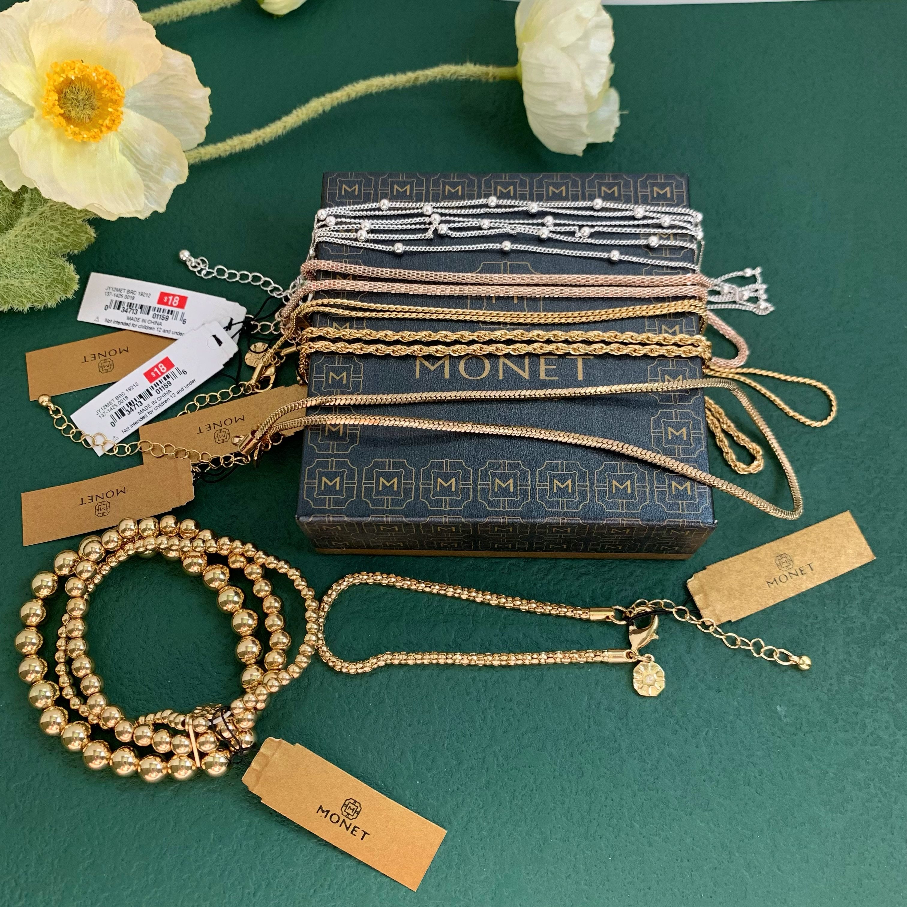 monet西洋复古饰品无耳洞女首饰珍珠耳夹已售10￥98折后价￥98淘宝