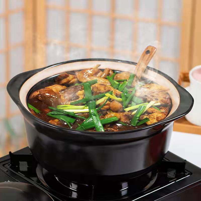 砂锅浅锅炖锅家用陶瓷耐高温小煲仔锅