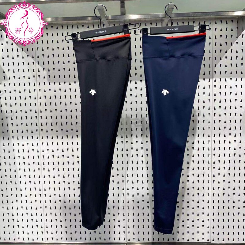descente迪桑特裤子女2021夏新女子铁人三项紧身打底裤d1232rkl07