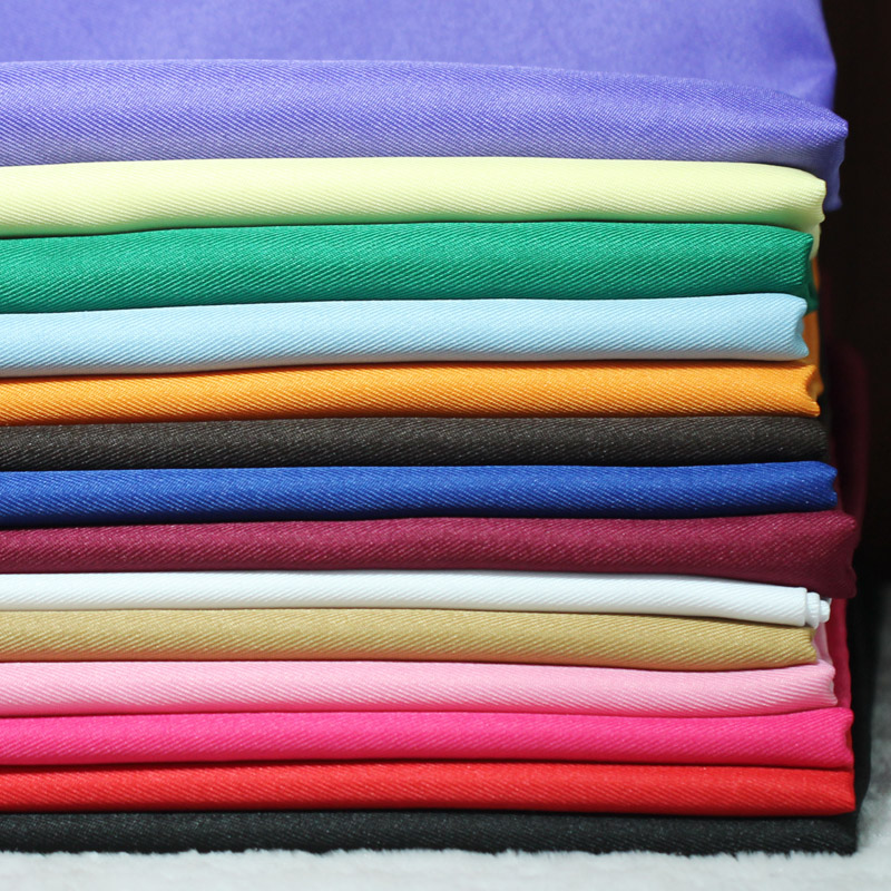 涤纶纯色面料 制服呢化纤cosplay服装外套 半米 绯惑 手工diy