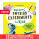 英文原版 Awesome Physics Experiments for Kids 儿童物理实验书 40个STEAM活动及其运作原理 英文版 进口英语原版书籍