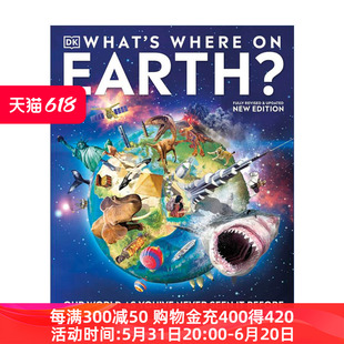 英文原版 What's Where on Earth 地球上哪里有什么 儿童科普精装绘本 英文版 进口英语原版书籍