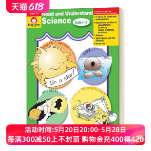 英文原版 Read & Understand Sicence Grade 1-2 阅读与理解系列 科学 一二年级 英文版 进口英语原版书籍