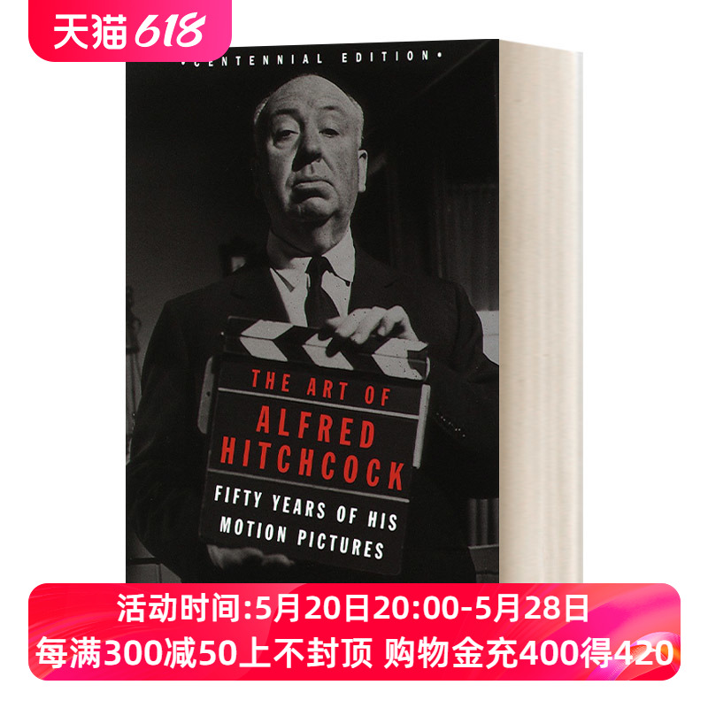 希区柯克的艺术 英文原版 The Art of Alfred Hitchcock 五十年电影录 奥黛丽·赫本作者Donald Spoto唐纳德·斯伯特 进口英语书籍