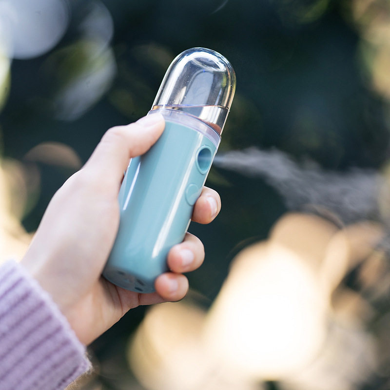 双j加湿喷雾器玫瑰补水仪便携充电手持冷喷脸部保湿大喷雾加湿器