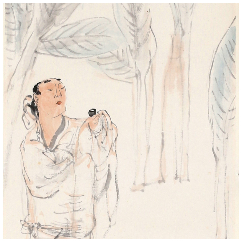 王孟奇《饮中八仙四条屏》上海美协理事 新文人画派代表人物