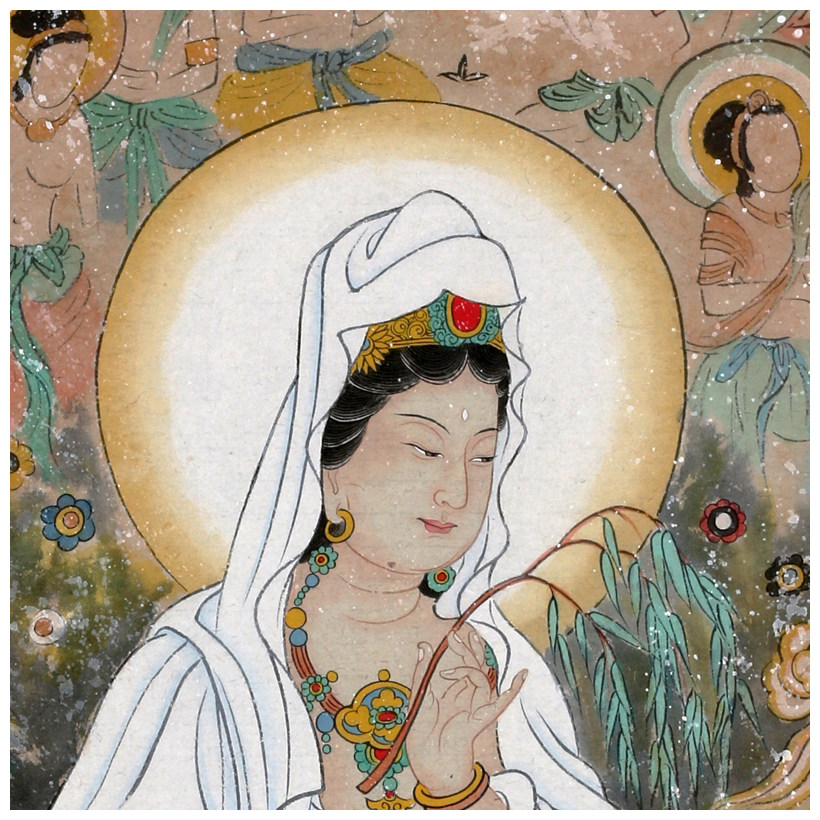 贾光明《工笔重彩佛像》 国家一级美术师 工笔超精品