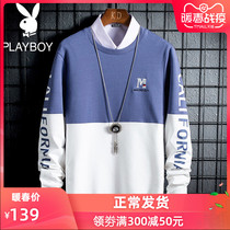 Playboy's spring clothing with fashion brand bodyguards men's long sleeve t-shirt men's spring clothes bottoming shirt