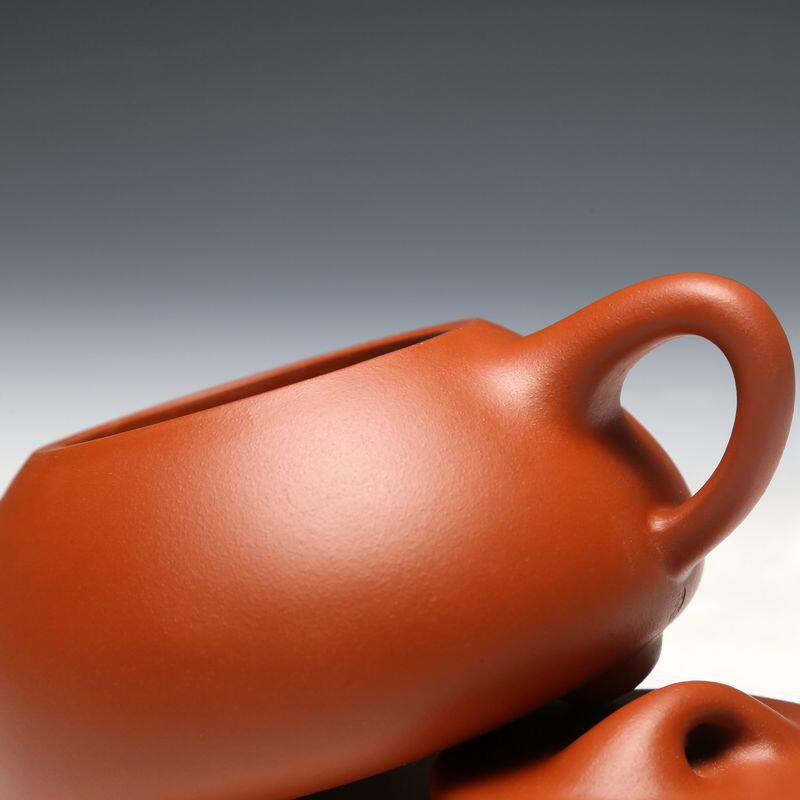 名家亲制紫砂茶具品藏专场 国家级工艺师 邵亚芬 石瓢 290cc 原矿朱泥