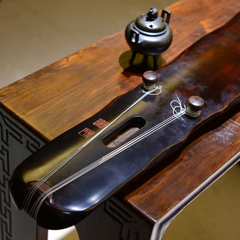 【古琴蕉叶式】浙派徐门元音斋斫制 老杉木古琴