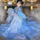 原创汉服女儿童春秋2025新款古风超仙气国风飘逸刺绣唐装儿童古装
