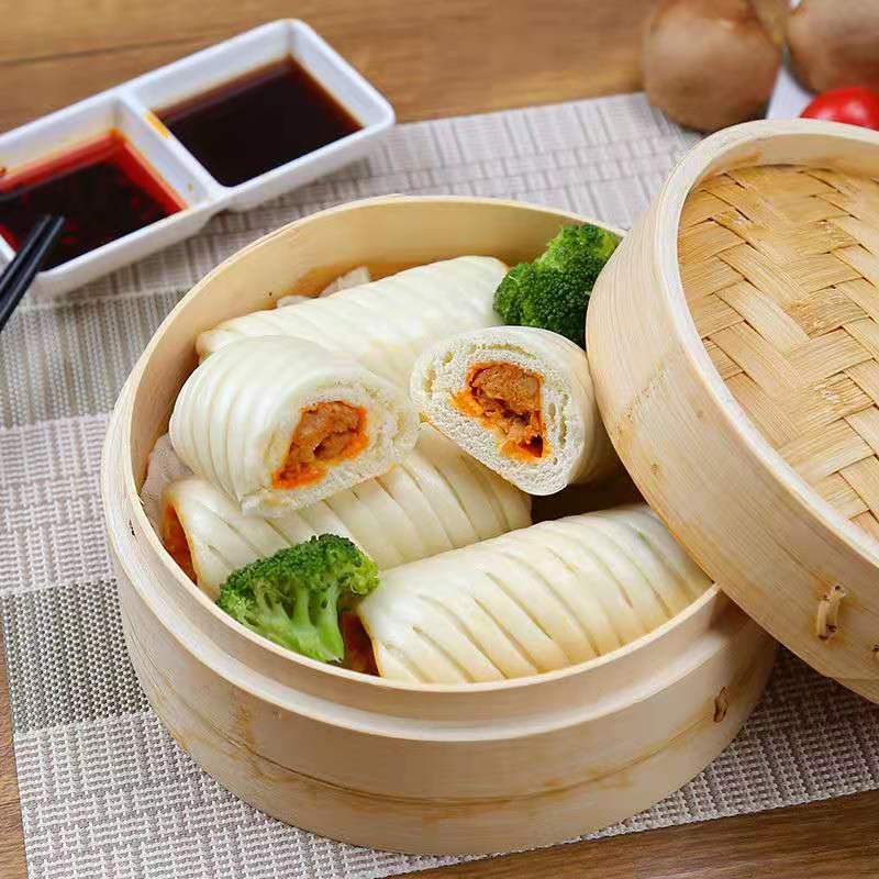 速冻半成品 鸡肉卷_奥尔良鸡肉金丝卷花卷馒头包子速冻面食早餐半成品