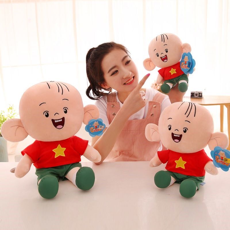 正版卡通大耳朵图图公仔大头儿子毛绒玩具布娃娃新年男孩生日礼物