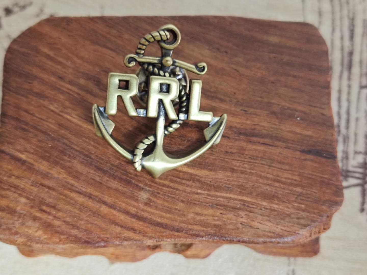 RRL胸针纯铜质地 RRL船锚 美式复古 印第安 装饰 配饰 海军风格|msdalam kategori Aksesori/Barang Kemas Fesyen, kerongsang - dari Buy2taobao.com untuk memberikan perkhidmatan ejen Taobao profesional membeli