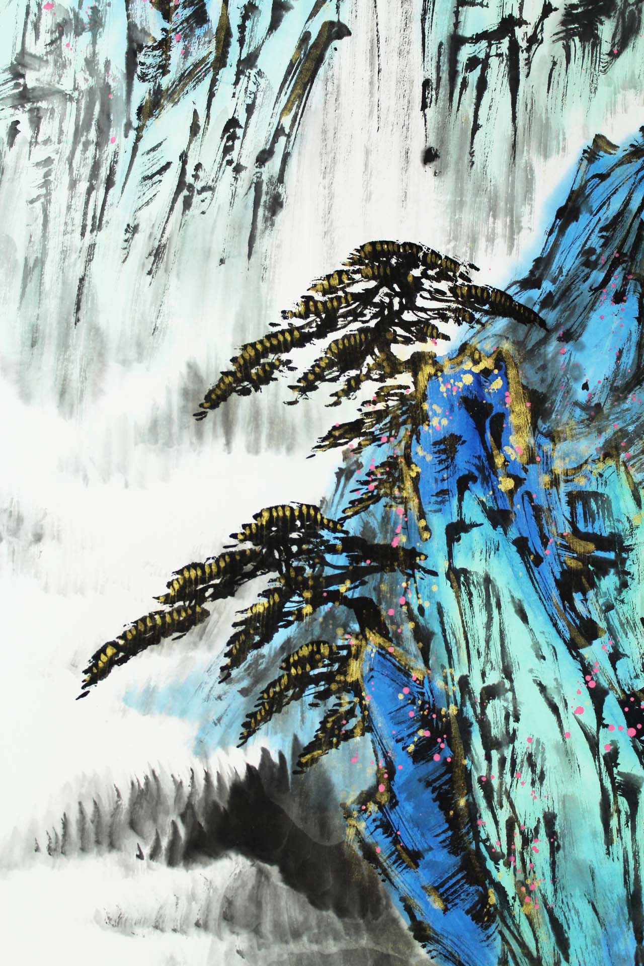 陈大章 《黄山百丈泉》