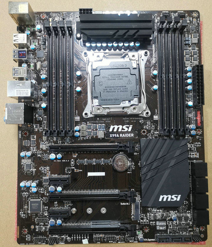 msi微星x99araider旗舰x99主板支持e5v3v4主板