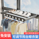 窗台外晾衣架防盗窗窗框阳台防护栏晾晒架免打孔多功能晾衣服神器