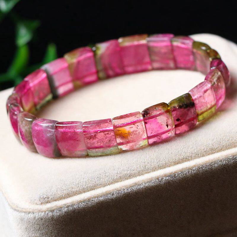 20.72g 精美浓艳西瓜碧玺手排