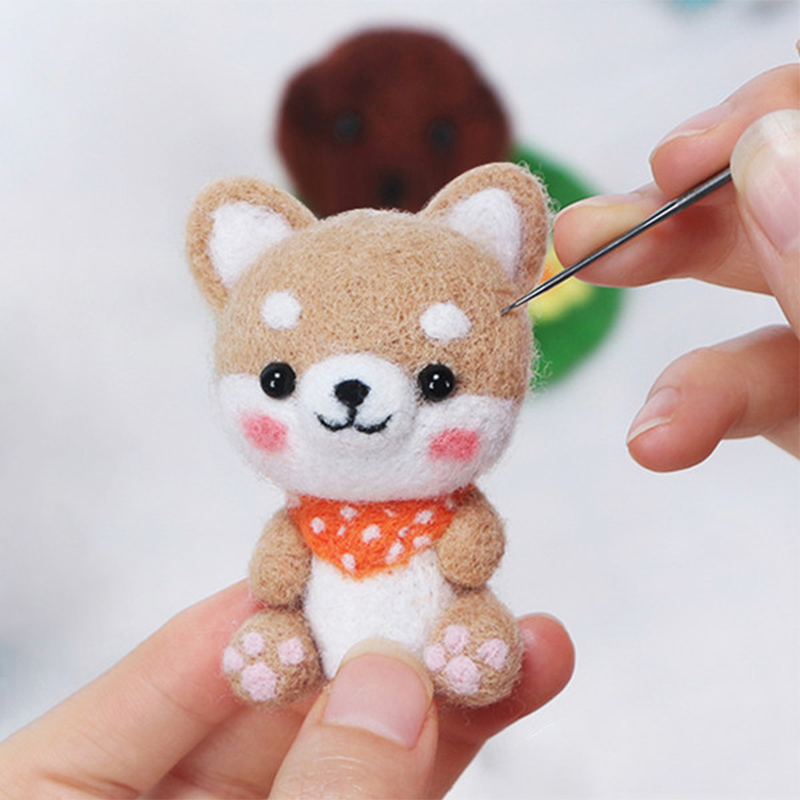 羊毛毡戳戳乐打发时间成人手工diy材料包制作柴犬猫咪小动物玩偶|msdalam kategori rumah Fabrik, bahan-bahan jahitan DIY, alat dan produk siap, bahan-bahan jahitan DIY saman - dari Buy2taobao.com untuk memberikan perkhidmatan ejen Taobao profesional membeli