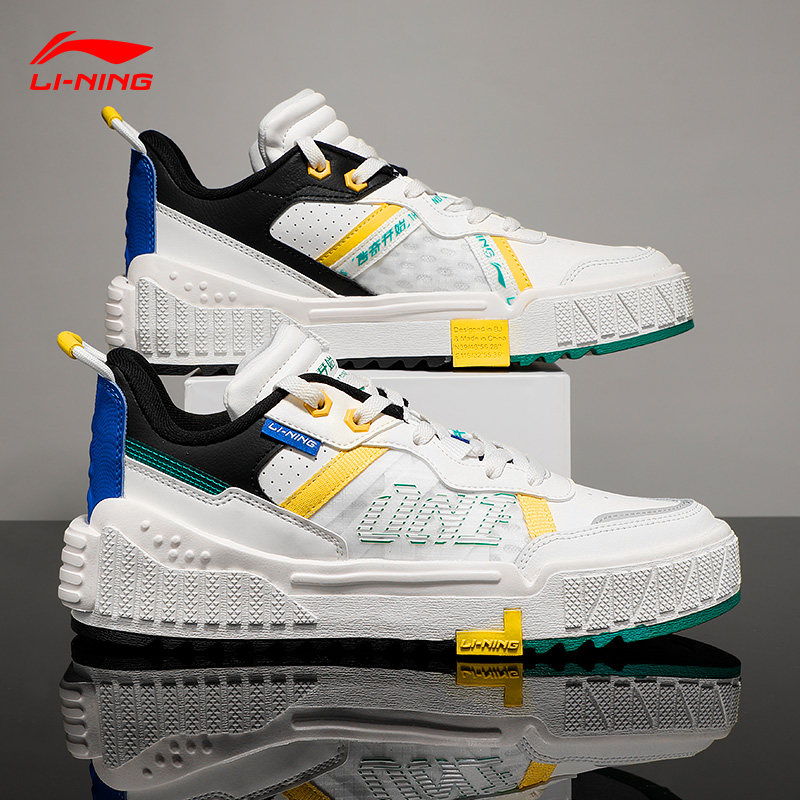 李宁板鞋男传奇开始001男鞋2021年新款潮流小白鞋低帮运动休闲鞋