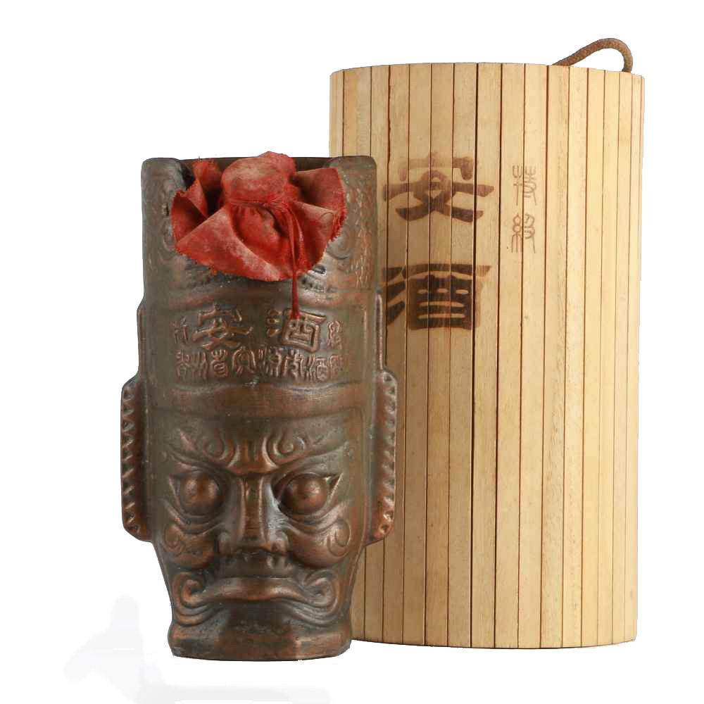 90年代初55度750ml安酒脸谱1瓶【淘酒中国】(118)5