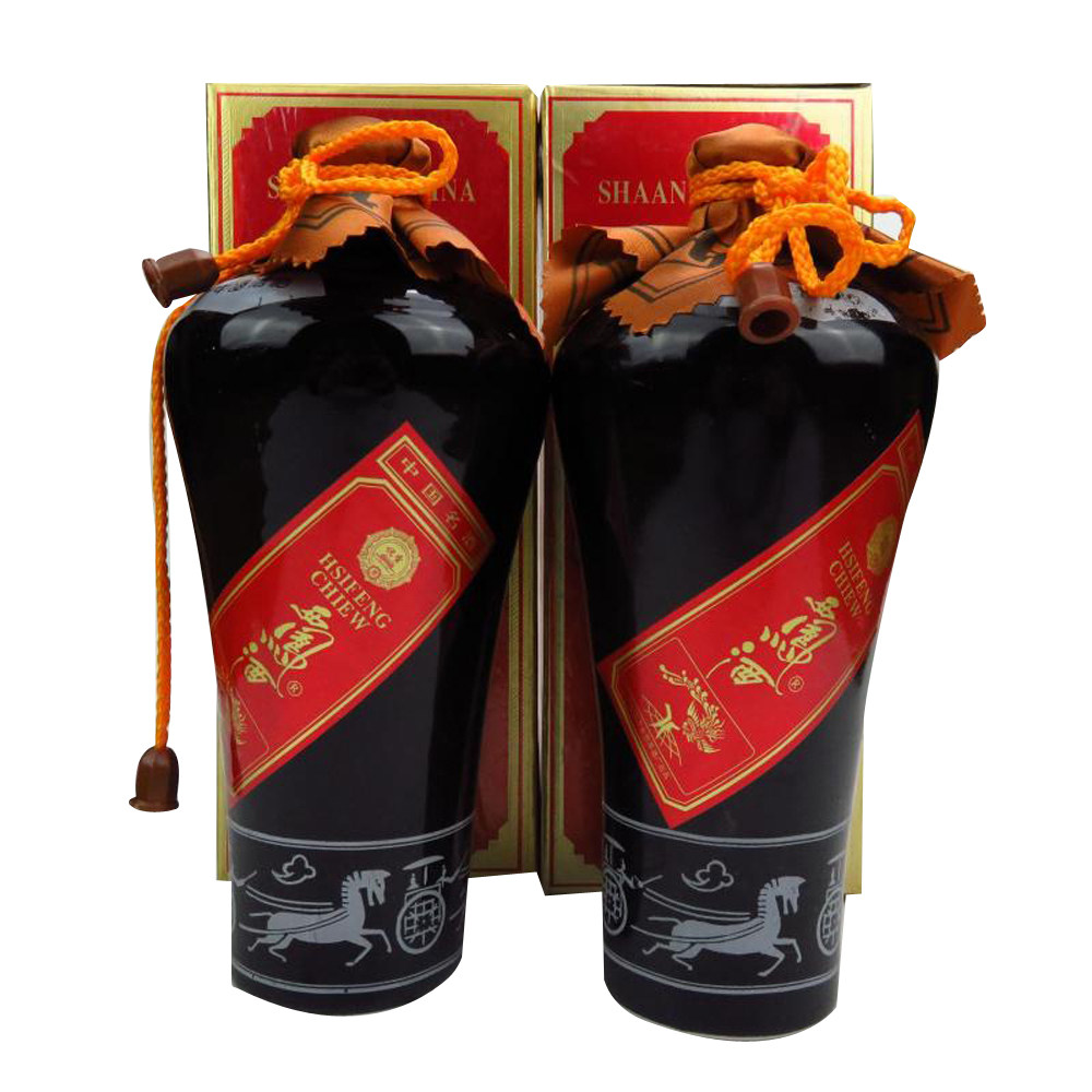 ds 1996年55度500ml墨瓶西凤酒2瓶【淘酒中国】(004) 1