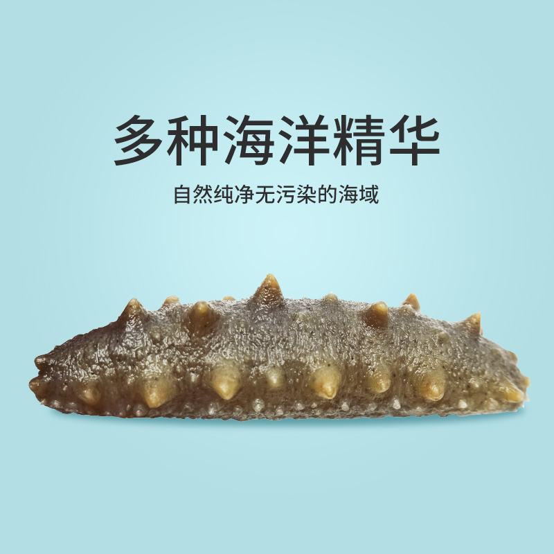 Mountain Island Dalian instant sea cucumber 500g Bottom sown Liao thorn ginseng Open bag instant sea cucumber