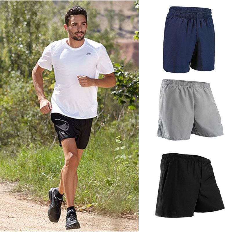 kalenji速干透气跑步短裤男士宽松篮球休闲运动裤套装快干5分裤