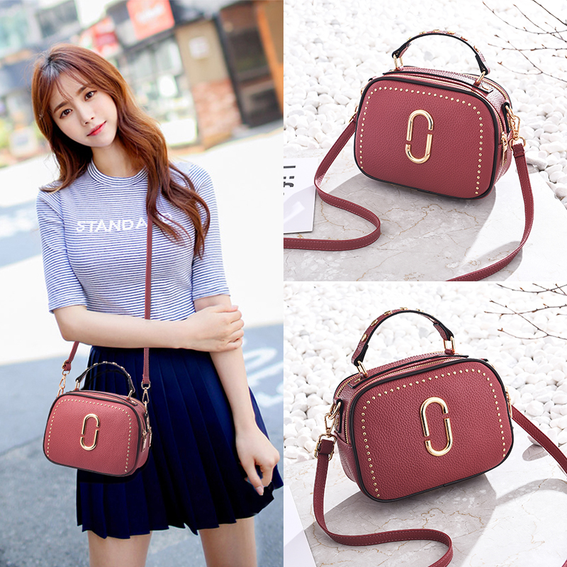 斜背包女韩版2017新款 单肩斜挎