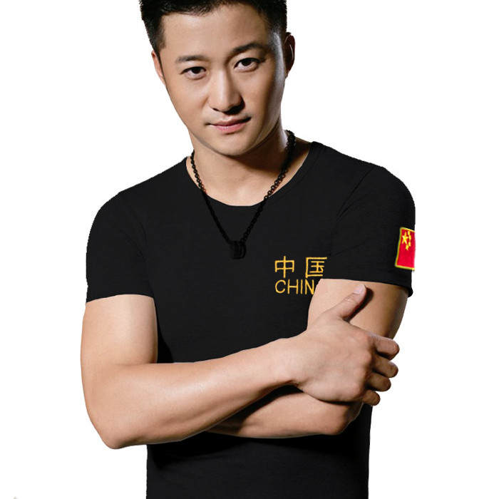 包邮 狼头吴京同款特种兵t恤男迷彩套装短袖作训衣服夏季军迷中国短