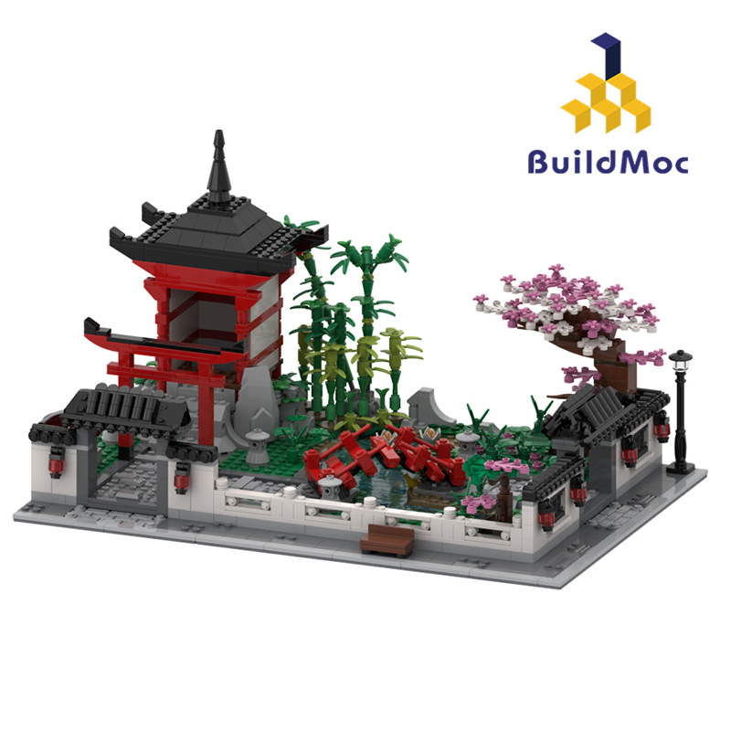 BuildMOC街景建筑系列日本樱