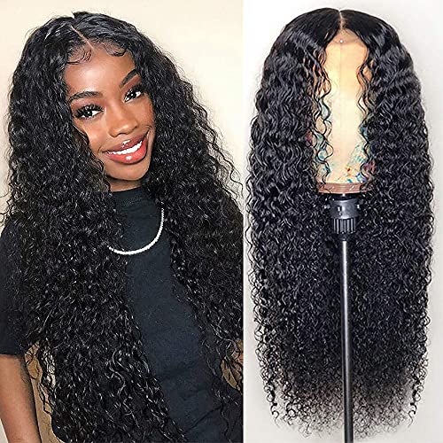 curly closure wigs human hair wigs for black women udu 24inc