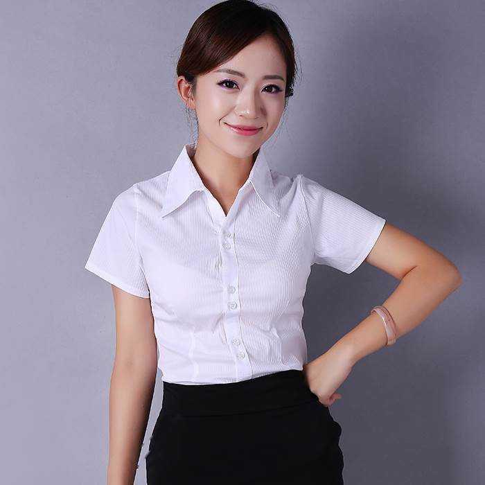 上班族清新搭配贴身衣服单女性时尚正装衬衣短袖体恤经典文艺v领|msdalam kategori Butik wanita / wanita, shirt - dari Buy2taobao.com untuk memberikan perkhidmatan ejen Taobao profesional membeli