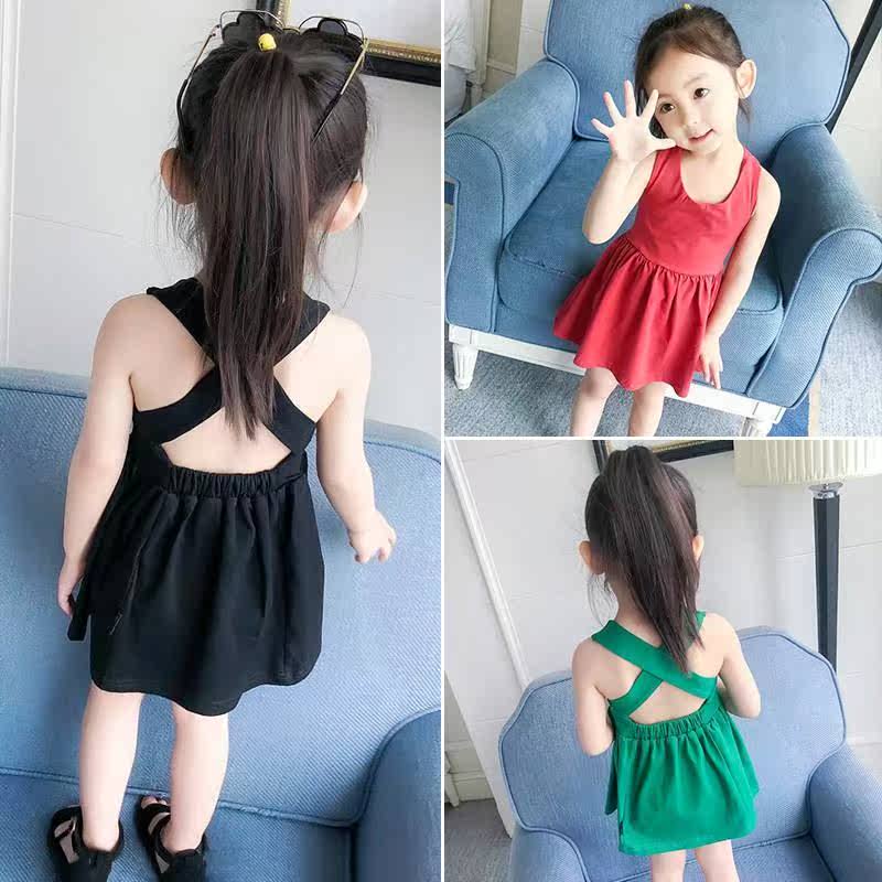 2019新款婴儿童装夏装女童宝宝连衣裙吊带裙背心公主裙子1-2-3岁|ruв категории Женская одежда, юбка - от Buy2taobao.com для оказания профессиональной услуги покупки агента Taobao
