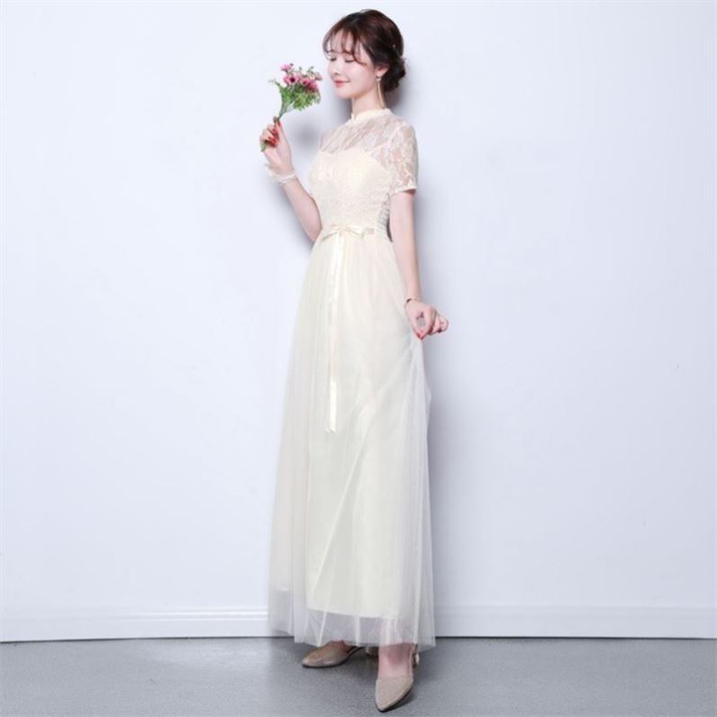 敬酒服新娘回门便装伴娘平时可穿订婚宴结婚衣服小个子晚礼服裙女