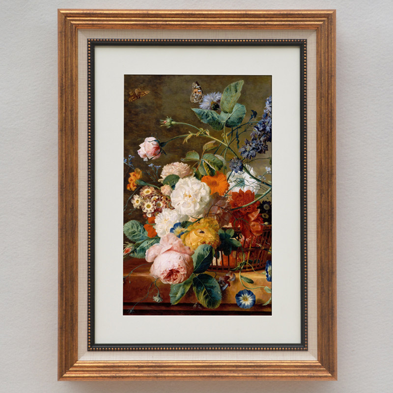 创意欧美照片相框16/24/30/36寸复古油画装裱框定制装饰画框挂墙