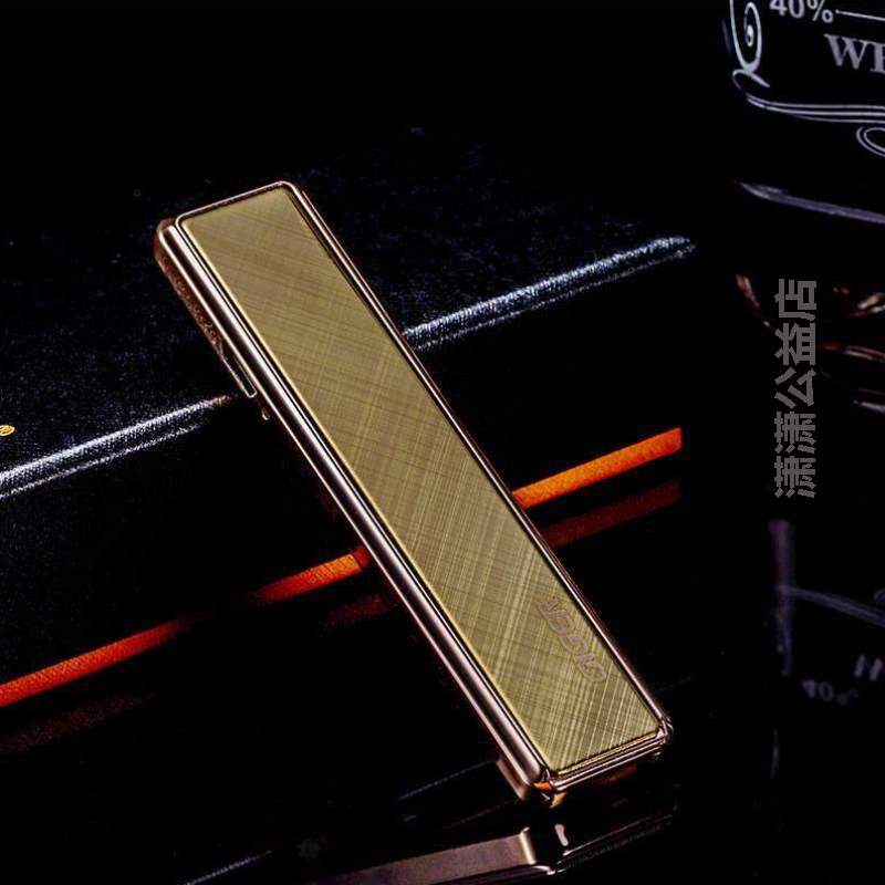 充电USB创意火机铝合金*焦点轻便型个性刻字点烟器