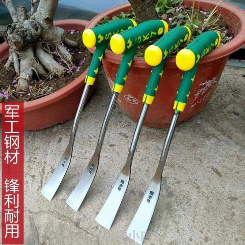 小拔草种花铲子的神器挖土工具户荠菜除草挖蒜野菜园艺铁铲挖*挖