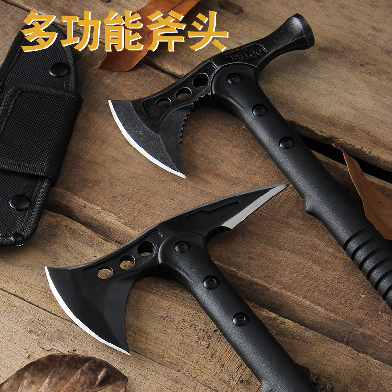 多功能战术斧开山刃手斧头刀户外防身生存武器特种劈柴大砍工兵斧