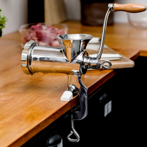 手动绞肉机家用手摇304不锈钢图片