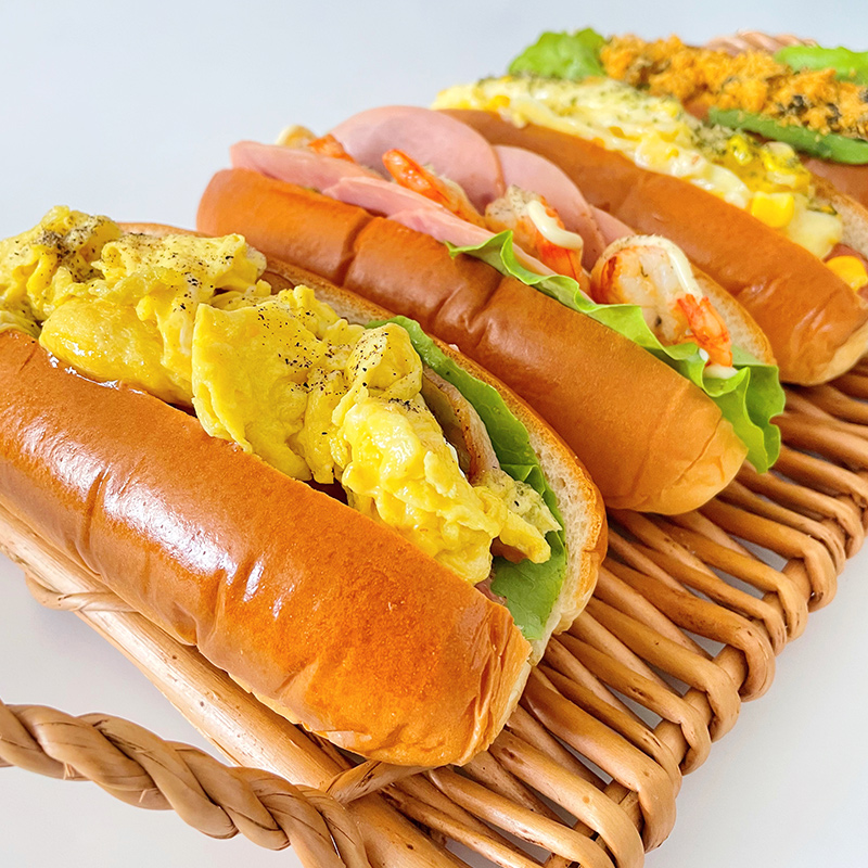 奇洋福美式热狗面包胚烘焙半成品黄油热狗包商用食材家用营养早餐
