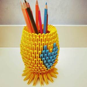 三角折纸笔筒价格