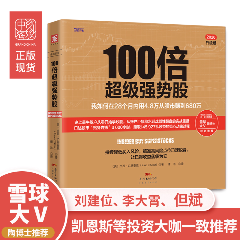 中资海派 100倍超级强势股 股票入门基础知识炒股书籍股市分析操盘手新手入门股票书籍投资理财书籍从零开始学炒股教程实战炒股