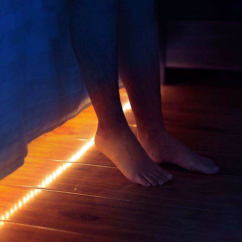 床底灯人体感应灯_led充电感应灯带 人体感应灯起夜灯小夜灯 床底感应