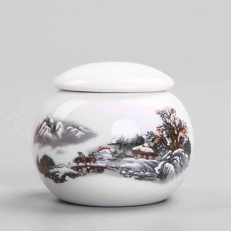 古风化妆品小瓷瓶迷你陶瓷罐面霜粉底盒沉香粉密封罐护肤可液体罐|ruв категории посуда, чайный сервиз, чайница - от Buy2taobao.com для оказания профессиональной услуги покупки агента Taobao