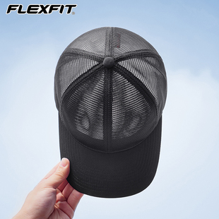 FLEXFIT 360全网眼冷感透气网帽  夏季凉帽棒球帽男大头围鸭舌帽