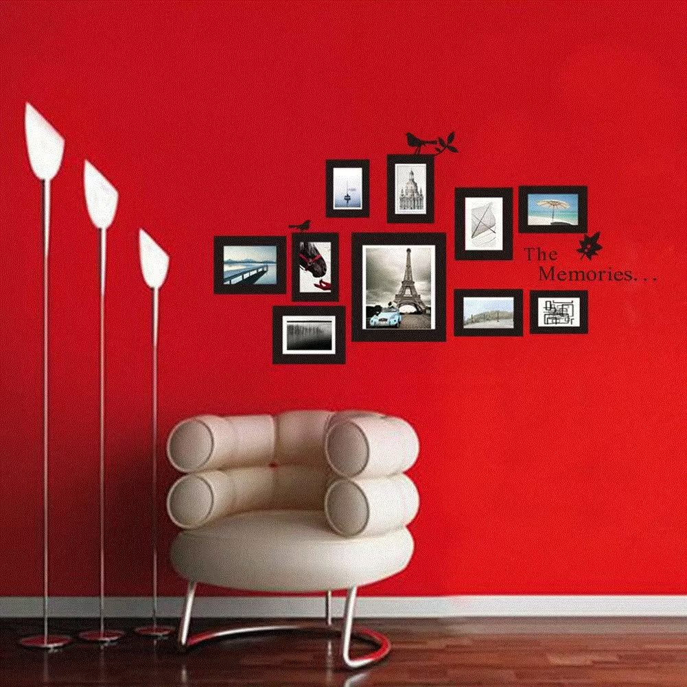 10x Picture Photo Frame Set Wall Mural Black Wedding Frames|ruв категории плесень играть/Аниме/вокруг/cos/настольные игры, картонная опалубка/бумажные модели, Мека/высокий до изготовлена - от Buy2taobao.com для оказания профессиональной услуги покупки агента Taobao