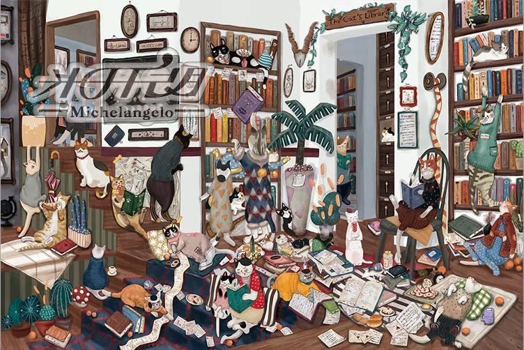 卧室图书馆成人1000片木质拼图儿童500片益智玩具礼火热畅销|ruв категории игрушка/коляска/головоломка/блоки/модель, бусы/головоломка/в паре/демонтаж/бить игрушки, головоломка/деревоплита - от Buy2taobao.com для оказания профессиональной услуги покупки агента Taobao