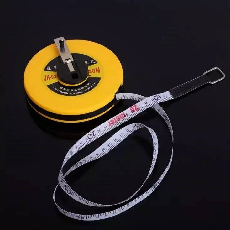 玻璃纤维皮尺100米50米30米20米钢卷尺软尺布尺皮卷尺测量尺超值